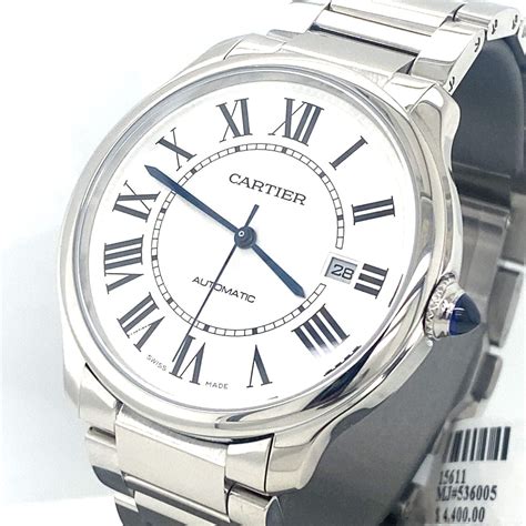 ronde must de cartier 40mm mens watch|cartier round watch.